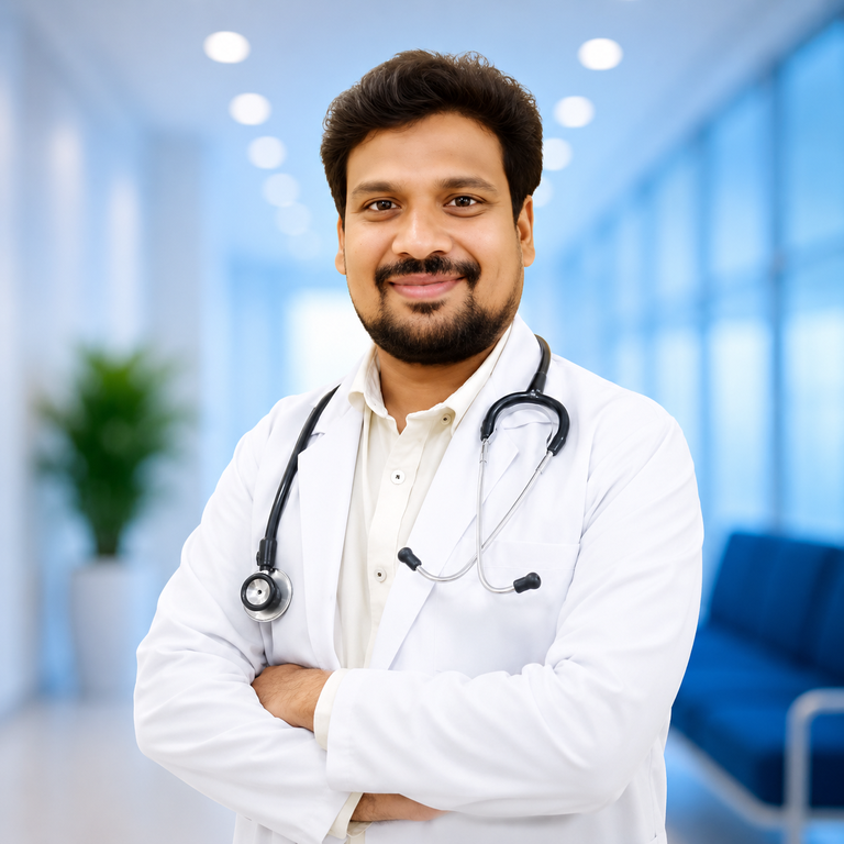 Portrait of Dr Madhraboina Ramesh, Neurology specialist at Wellness Hospitals